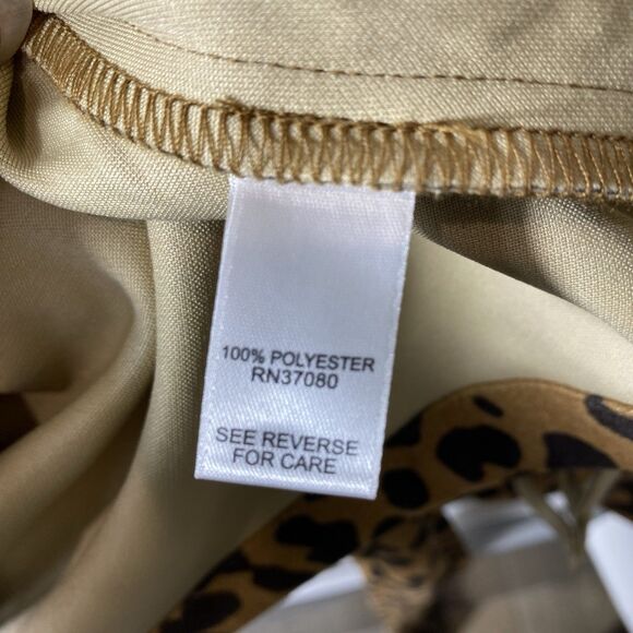 Plus Size Cato leopard jacket womens 22/24W Fringe belt pockets Grunge - Picture 7 of 10